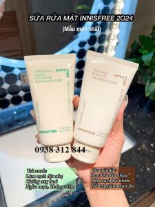 SỮA RỬA MẶT INNISFRE TRÀ XANH và ỮA RỬA MẶT INNISFREE TRO NÚI LỬA